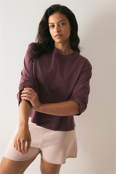 Топ из хлопка с мокрым рисунком 1297700002