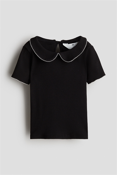 Топ из хлопка с отделкой пико 1302522003