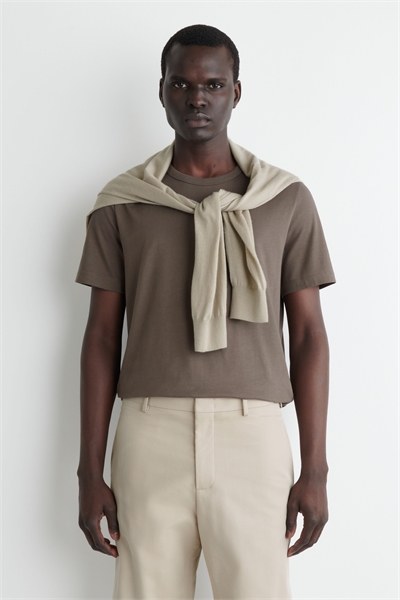 Футболка из матового хлопка 1294697007