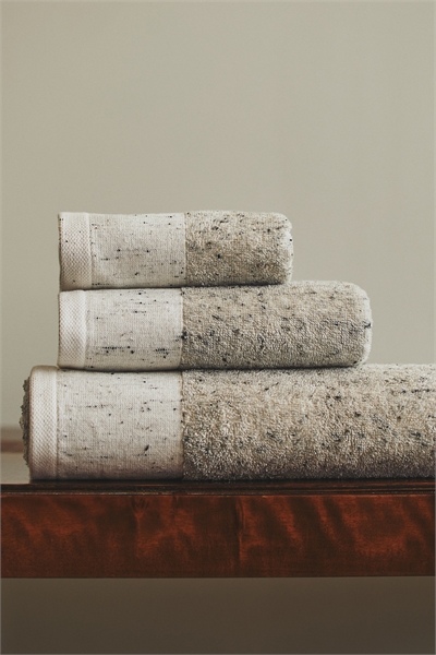 Хлопковое банное полотенце с начесом 1258195001