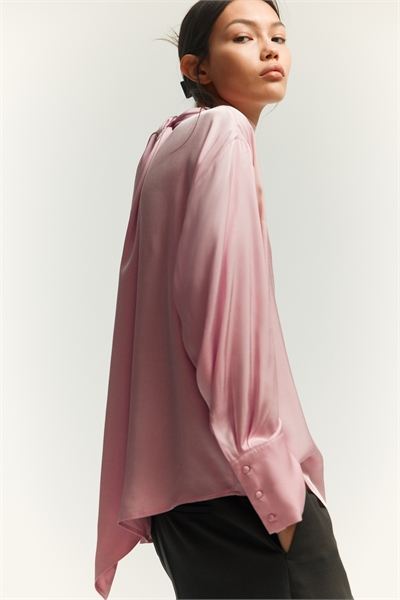 Блузка с отделкой шарфом 1305251001