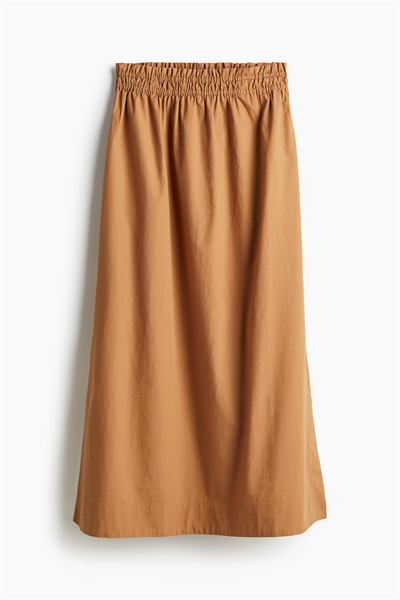 Длинная хлопковая юбка 1239894002