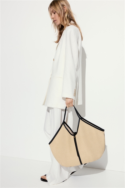 Плетеный шоппер 1269065001