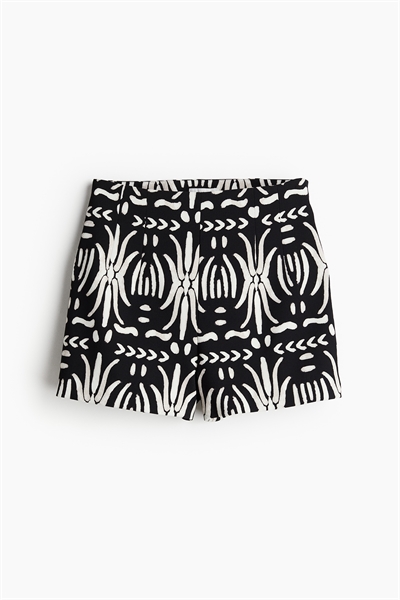 Мини-шорты с высокой талией 1242582001