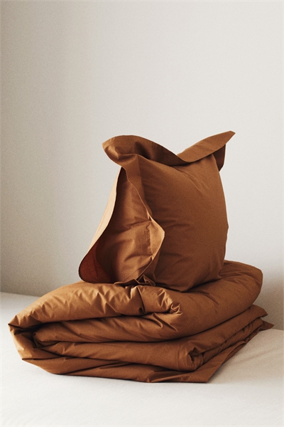 Односпальный комплект постельного белья из хлопковой перкали 1207244006