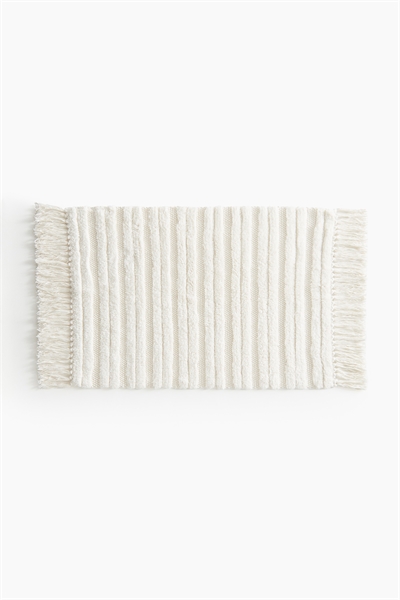 Коврик для ванной из хлопка с бахромой 1261325002