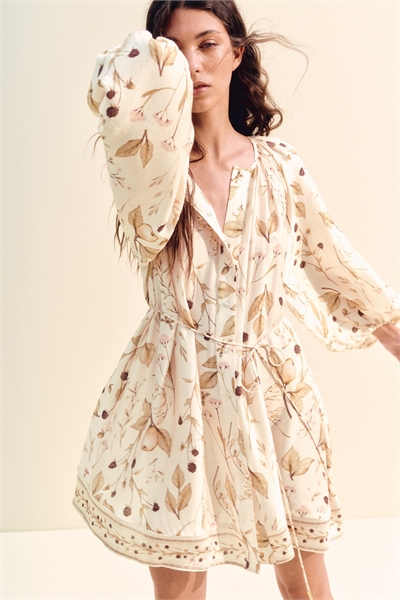 Платье с завязывающимся поясом 1297142001