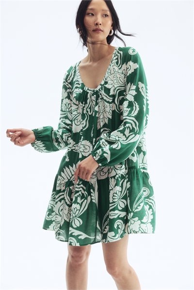 Платье-туника на пуговицах 1302090005