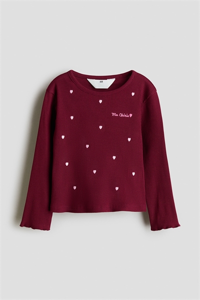 Хлопковый топ с вышивкой 1302565002