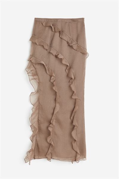 Юбка с отделкой воланами 1184330001