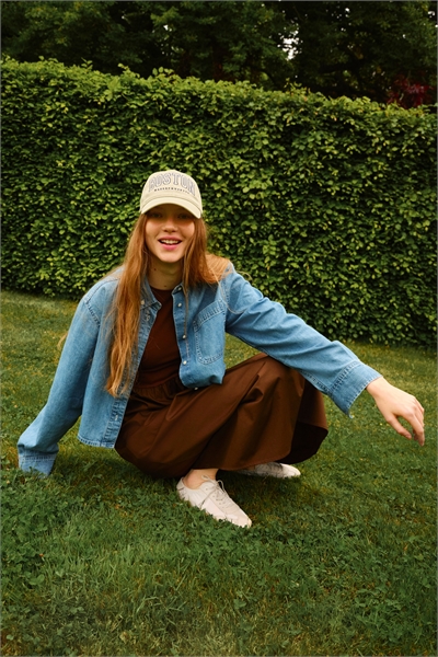 Джинсовая рубашка 1294406001