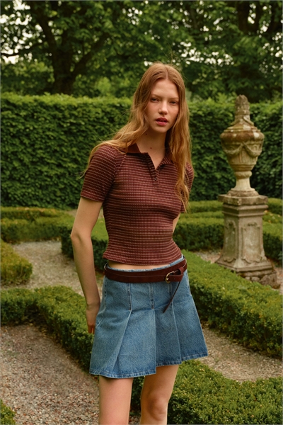 Плиссированная юбка 1296093006