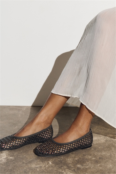 Балетки, украшенные стразами 1296941001