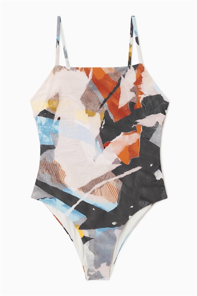 Купальник с перекрещивающимися бретелями 1219693002
