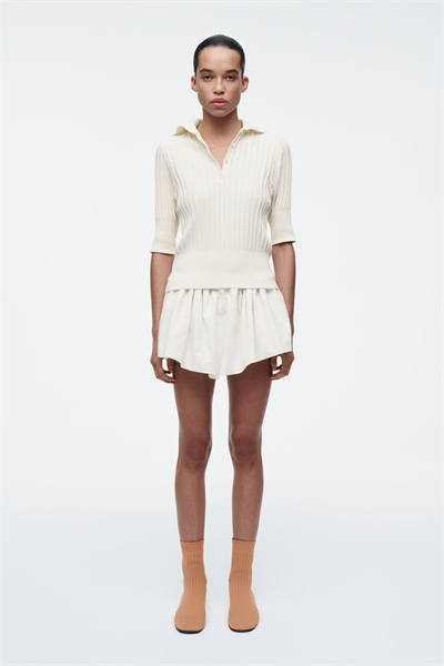 Юбка с микроподбоем 1271469002