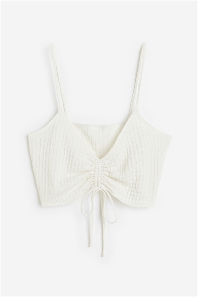 Пляжный топ с рисунком на бретелях 1160304001