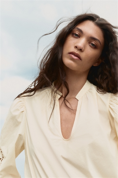 Блузка с бродери англэз 1282351002