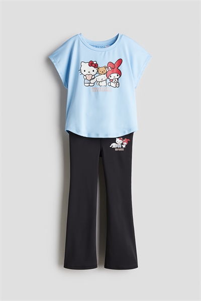 Спортивный комплект из 2 частей с принтом 1292866001