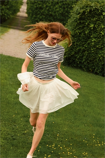 Хлопковая футболка 1296054003