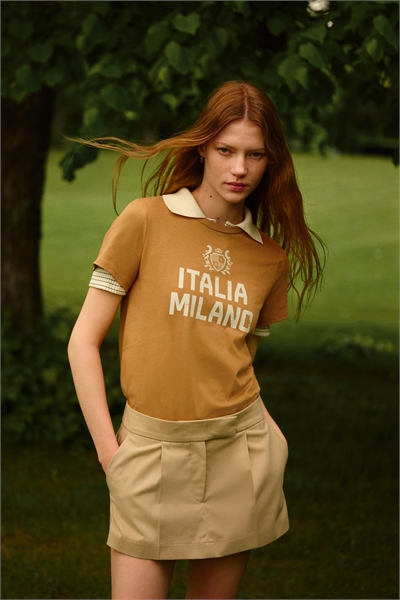 Хлопковая футболка 1296054014