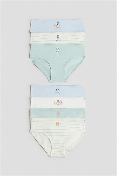 Хлопковые трусы в упаковке 7 штук 1214429022