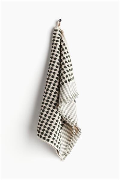 Полотенце для рук из хлопковой махры с узором 1237302006