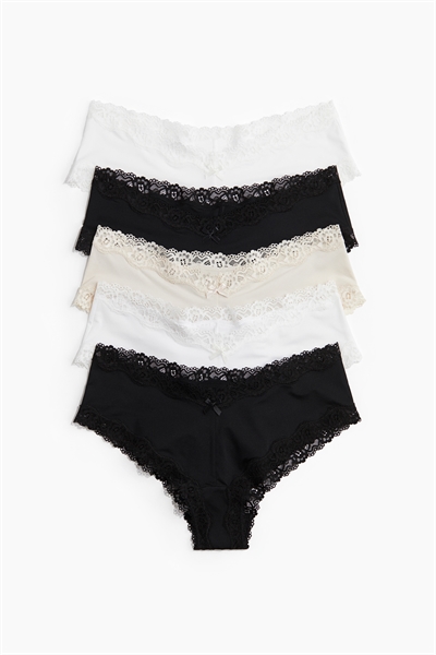 Трусы-хипстеры из микрофибры в упаковке из 5 штук 1261554008