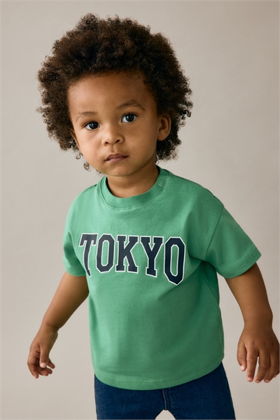 Футболка из хлопка с принтом 1268566022