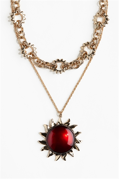 Ожерелье из двух цепочек 1303359001