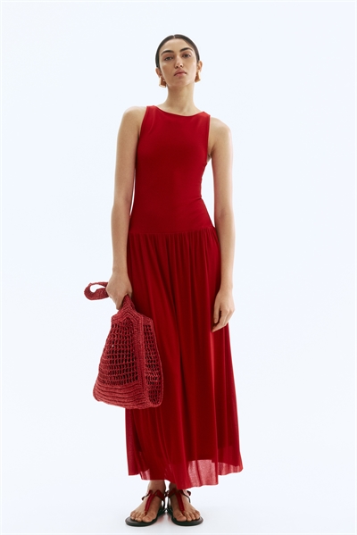 Платье макси из джерси 1309700002