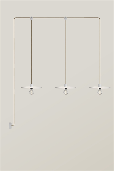 Наружный подвесной светильник -3 подвеса с лампочками 1221061001