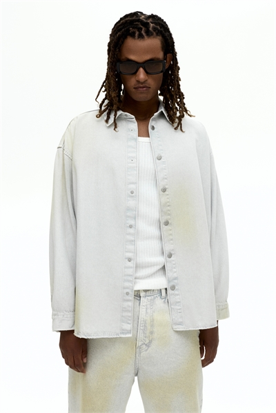 Джинсовая рубашка Oversized Fit 1297533002