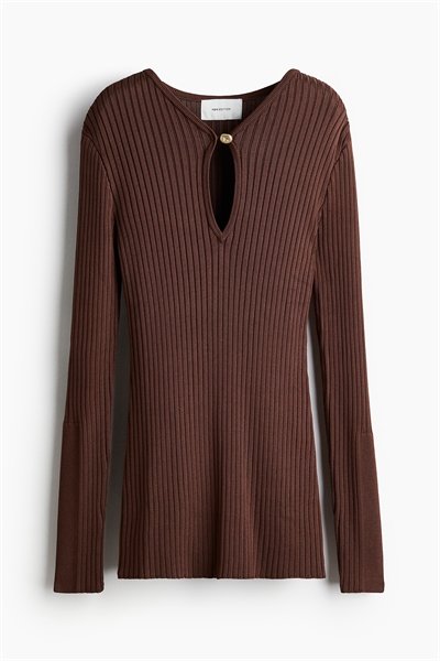 Топ из ребристого трикотажа 1243240003