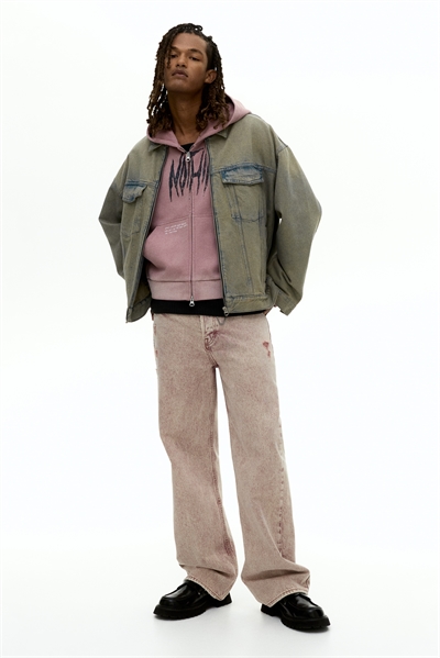 Джинсы свободного кроя 1304097004