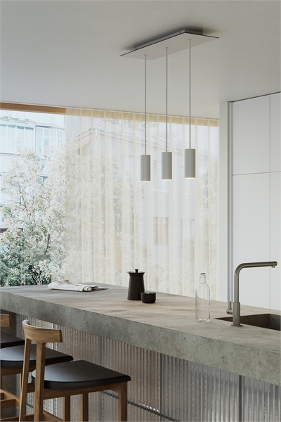 Металлический потолочный светильник с 3 точечными светильниками 1204339002