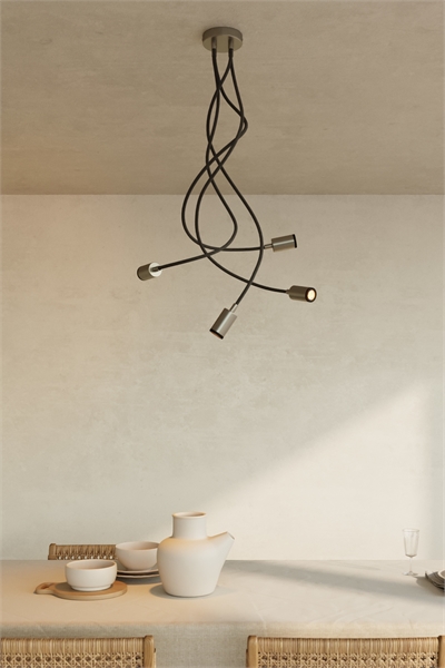 Потолочный светильник Flex с 4 точечными светильниками 1204353002