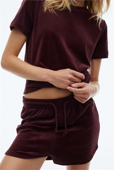 Велюровые шорты 1291554002