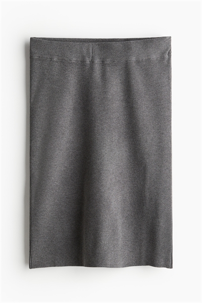 Юбка из трикотажа в рубчик 1237778002