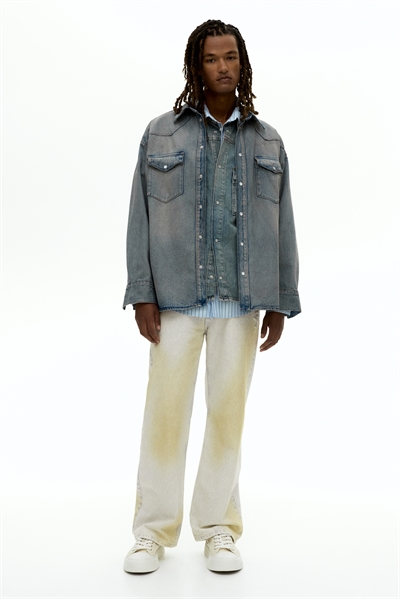 Джинсы свободного кроя 1304097001