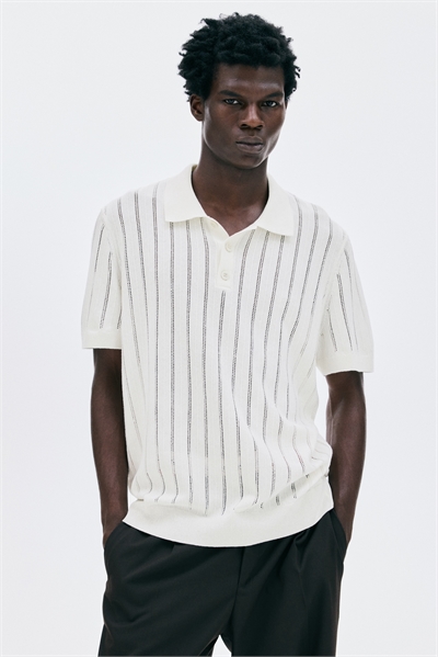 Рубашка-поло Regular Fit из текстурированного трикотажа 1301046001