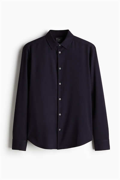 Рубашка Regular Fit из саржи 1231406003