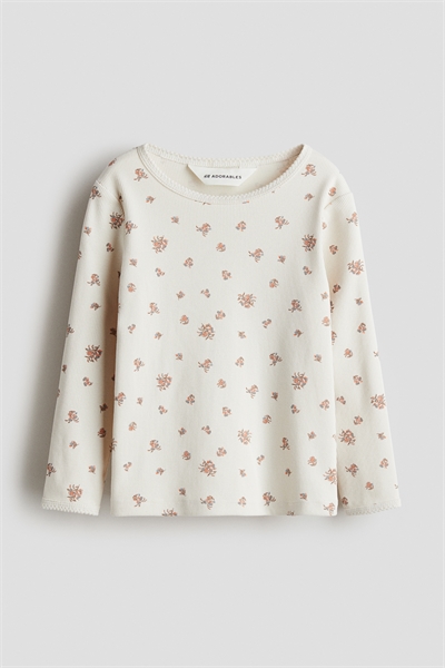 Ребристый хлопковый топ 1231052008