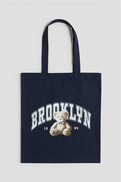 Сумка-тоут из принтованного холста 1275281004