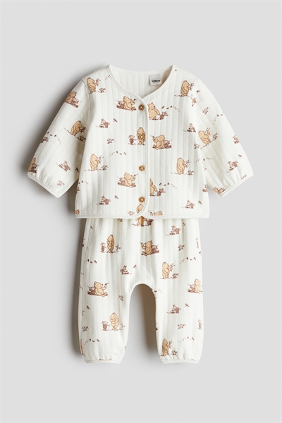 Комплект из 2 частей из хлопка с принтом 1292335001