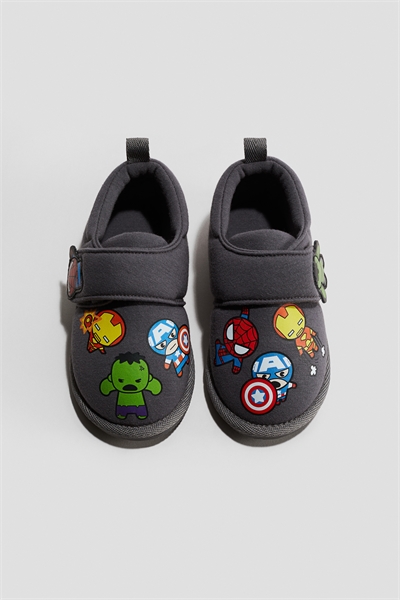 Тапочки из хлопка с принтом 1292976001