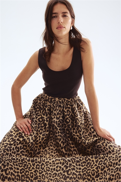 Юбка из жаккардового плетения 1295157001