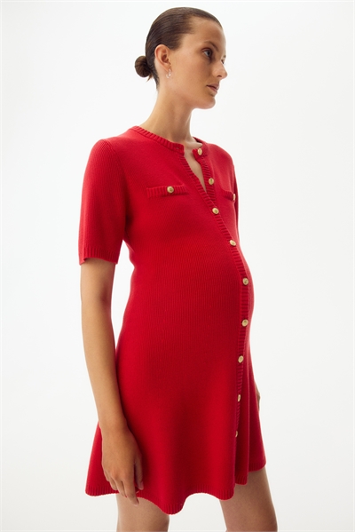 Трикотажное платье MAMA 1296348002