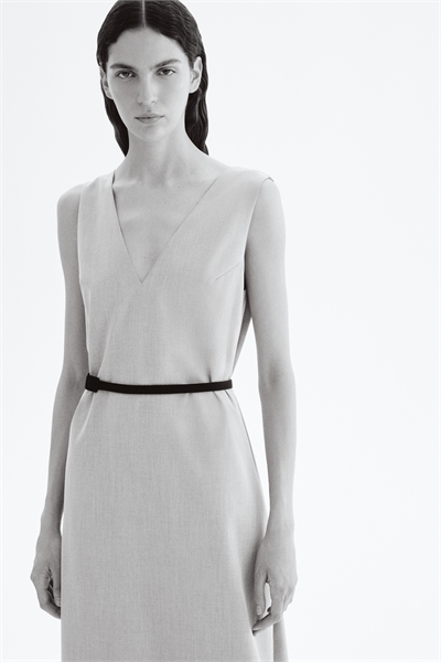 Платье с поясом 1299869001