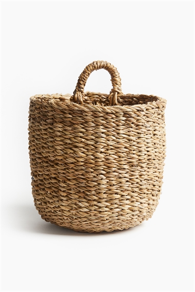 Небольшая настенная корзина для хранения из морской травы 1300617001