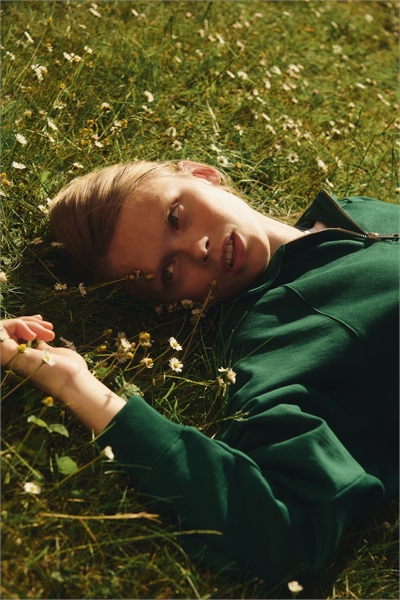 Толстовка на молнии в стиле оверсайз 1306096001